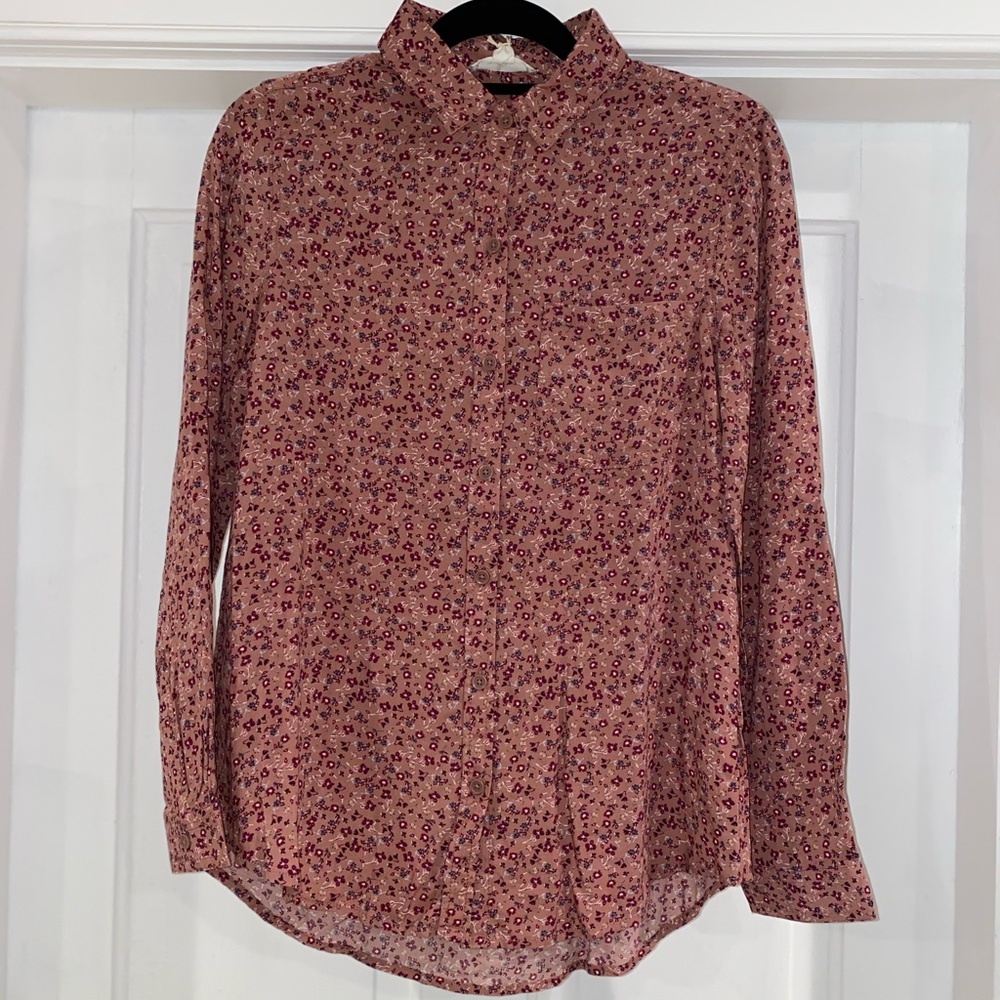 Floral Button Down Shirt